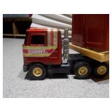 vintage Buddy L Stables truck and trailer