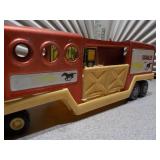 vintage Buddy L Stables truck and trailer