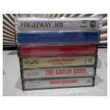 An assortment of Music Cassettes