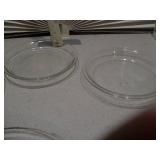 vintage Pyrex glass pie plates