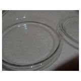 vintage Pyrex glass pie plates