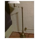 vintage brass swing arm floor lamp