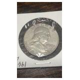 1963 d Benjamin Franklin half dollar