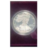 proof 1988 s silver eagle 1ozt of of pure silver