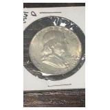 1961 d Benjamin Franklin half dollar
