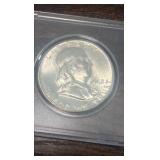 1962 d Benjamin Franklin half dollar