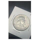 1963 d Benjamin Franklin half dollar
