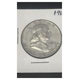 1963 d Benjamin Franklin half dollar
