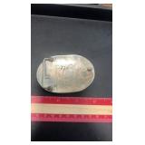 antique sterling silver belt buckle