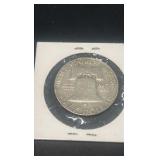 1954 d Benjamin Franklin half dollar