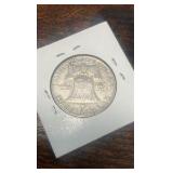1962 d Benjamin Franklin half dollar
