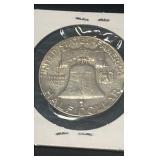 1963 d Benjamin Franklin half dollar