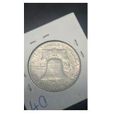 1963 d Benjamin Franklin half dollar