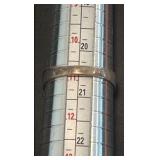 Sterling silver and black hills gold ring size 11