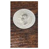 Sterling silver 1943 Australian florin