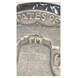 1953 d Benjamin Franklin half dollar