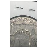 1959 d Benjamin Franklin half dollar