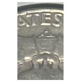 1960 d Benjamin Franklin half dollar