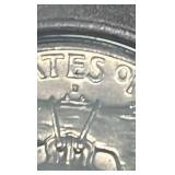 1962 d Benjamin Franklin half dollar