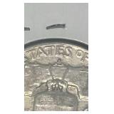 1962 d Benjamin Franklin half dollar