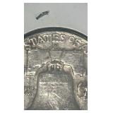 1962 d Benjamin Franklin half dollar