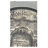 1962 d Benjamin Franklin half dollar