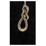 sterling silver chain and pendant