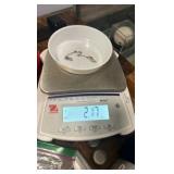 sterling silver K charm and necklace