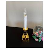 Hallmark Keepsake Box, Snow Globes & Candle Holders - Christmas Decor Set