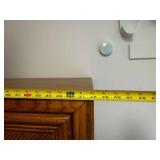 Oak Wood Armoire Wardrobe - 2 Doors & 3 Drawers, Vintage Storage Cabinet