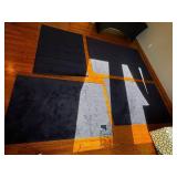 Blue Acoustic Carpet Panels 2x4 ft - Wall-Mount Sound Absorbing Tiles