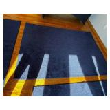 Blue Acoustic Carpet Panels 2x4 ft - Wall-Mount Sound Absorbing Tiles