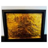 Framed Vintage World Map Print - Antique Style Wall Art