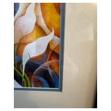 NILO Signed Abstract Figure Framed Artwork - Modern Art Print