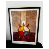 The Turtle - Joe Geshick Framed Print