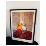 The Turtle - Joe Geshick Framed Print