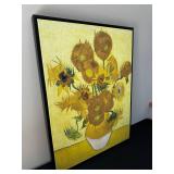 Vincent van Gogh Sunflowers Framed Print Reproduction 2 ft 7 in x 1 ft 11 in