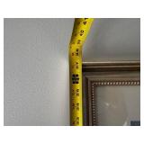 African Mother & Child Artwork - Framed Print in Gold Beaded Frame