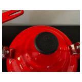 Le Creuset Red Enameled Cast Iron Kettle, Dutch Oven & Sauce Pot (3-Piece Set)