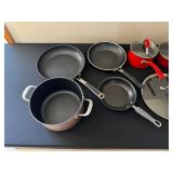 KitchenAid Nonstick Cookware Set - Pots, Pans & Glass Lids (Assorted Sizes)
