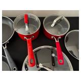 KitchenAid Nonstick Cookware Set - Pots, Pans & Glass Lids (Assorted Sizes)