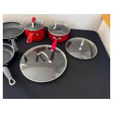 KitchenAid Nonstick Cookware Set - Pots, Pans & Glass Lids (Assorted Sizes)