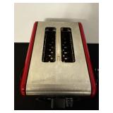 KitchenArt 2-Slice Toaster with Bagel Setting - Red Aluminum