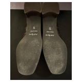 Sesto Meucci Brown Crocodile-Embossed Leather Loafers - Made in Italy - Size 8M (Pair)