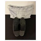 Stuart Weitzman Black Patent Leather Tassel Loafers