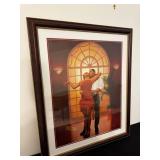 DeLancey Dance Print - Framed Romantic Couple Artwork