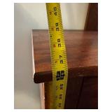 Cherry Finish Wood Dresser with Tall Mirror - 8-Drawer Chest, Traditional Style