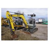 2016 Wacker Neuson Model EZ 38 Tracked Mini Excavator