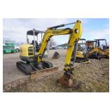 2016 Wacker Neuson Model EZ 38 Tracked Mini Excavator