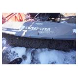 Palladin Brand Universal Mount Bobcat Skid Loader Skid Steer 72" Hydraulic Sweeper Attachment